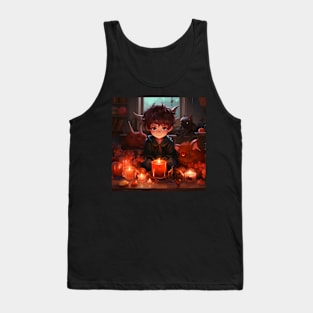 Halloween red devil Tank Top